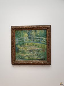 Monet, kunstmuseum Den Haag waterlelies, bruggetje